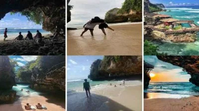 Pantai Suluban Uluwatu Bali - Daya Tarik, Lokasi dan Tiket Masuk Terbaru